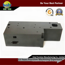 Caja electrónica que trabaja a máquina del CNC de aluminio anodizado negro